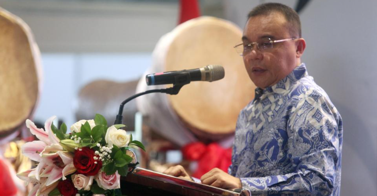Respons Demo Ojol, DPR Bakal Bahas RUU Transportasi Online Sufmi Dasco Ahmad, Wakil Ketua DPR RI.(Tedy O Kroen/RM)