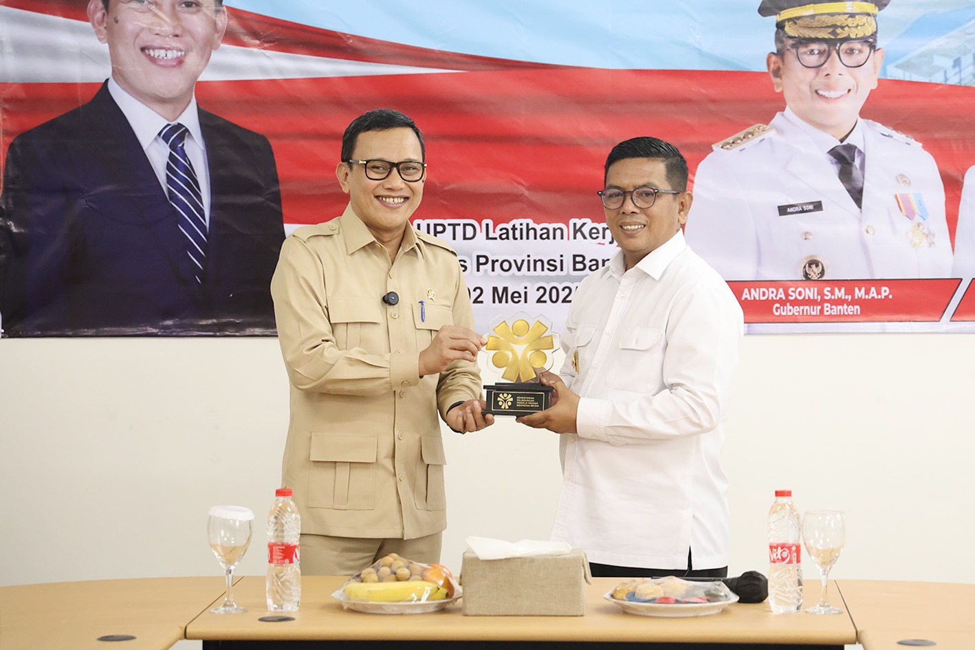 Terima Kunjungan Menteri P2MI, Gubernur Banten Bangun Sinergi Optimalkan Balai Latihan Kerja Foto : Humas Pemprov
