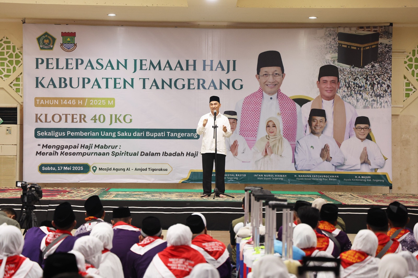 Wakil Gubernur Minta Jamaah Haji Jaga Perilaku Foto : Humas Pemprov