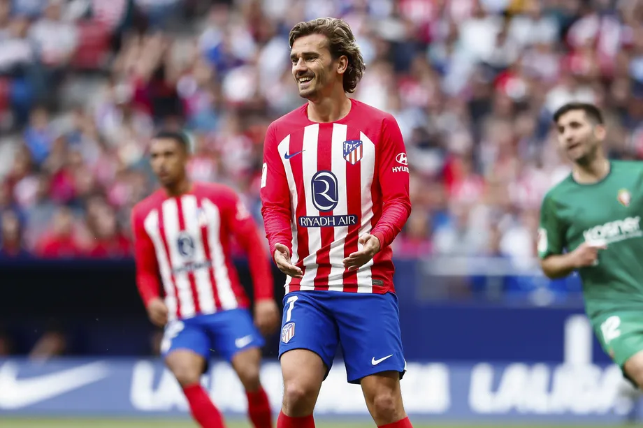 Penyerang Atletico Madrid Antoine Griezmann. Foto : Ist