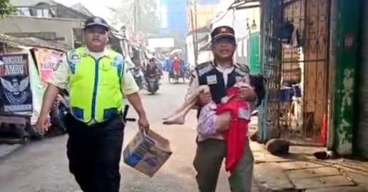 Bocah Disiksa di Pasar Kebayoran Lama Mengalami Gizi Buruk hingga Infeksi Tulang Foto : Ist