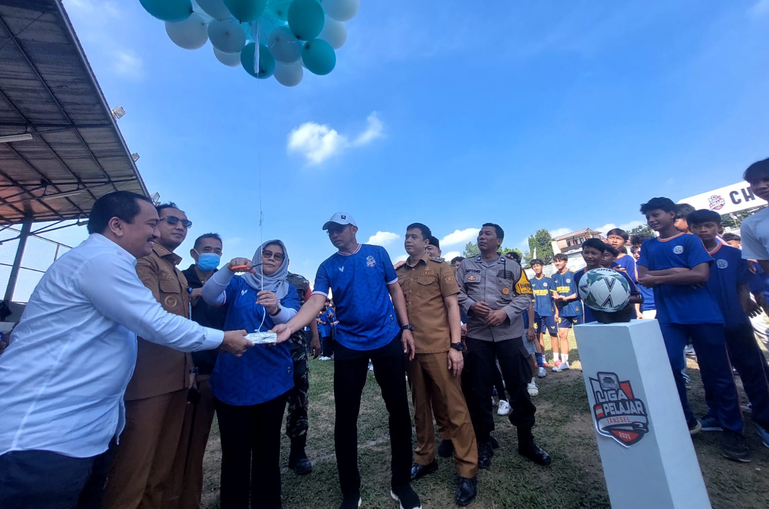 Cetak Bibit Muda Unggul, Liga Pelajar Tangsel Resmi Bergulir Foto : Rahman/TP