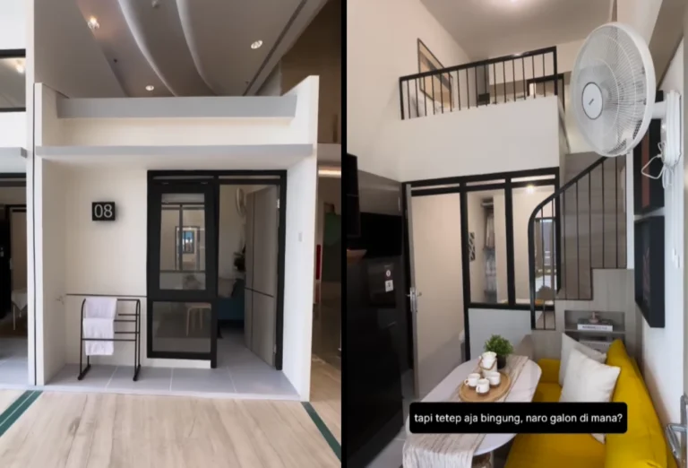 Contoh Rumah Subsidi Dari Pemerintah Viral, Kamar Satu Dapur Dan Ruang Tamu Gabung Contoh rumah subsidi dari Pemerintah. Foto : Ist