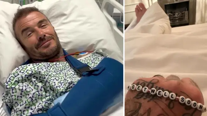 David Beckham Dirawat Di RS, Jalani Operasi Patah Tangan Mantan kapten timnas Inggris David Beckham. Foto : Ist