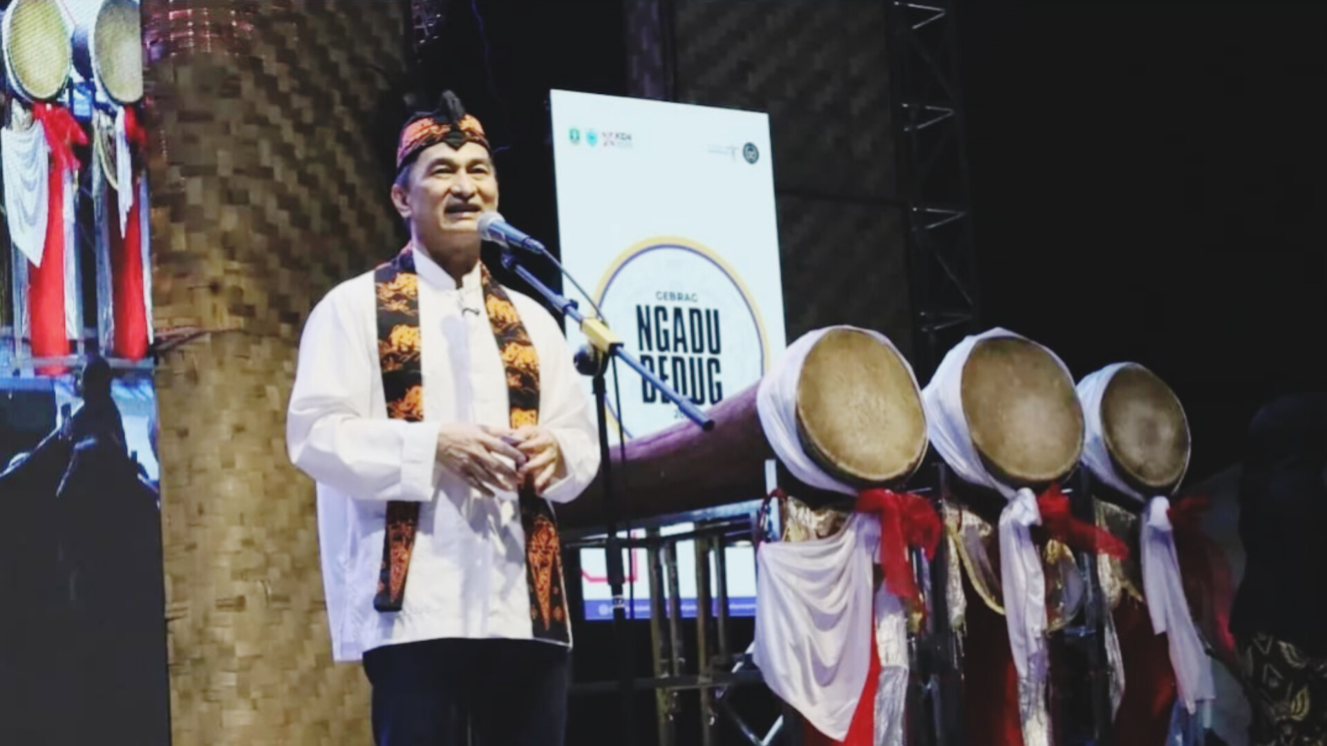 Pembukaan Gebrag Ngadu Bedug 2025 di Alun-alun Kabupaten Pandeglang, Sabtu (7/6/2025). (Ist)