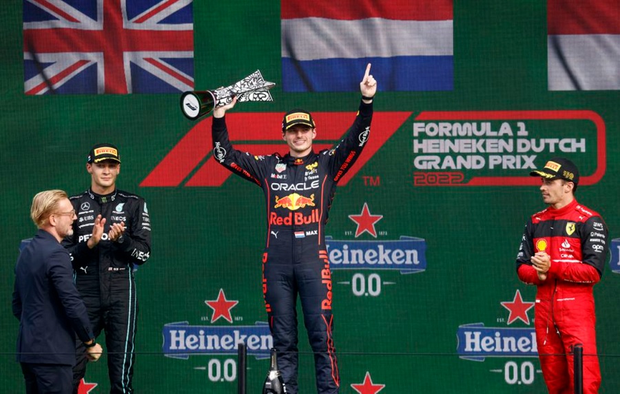 Gaji Pembalap F1 5 Kali Rider MotoGP Pemenang F1 Belanda. Foto : Ist