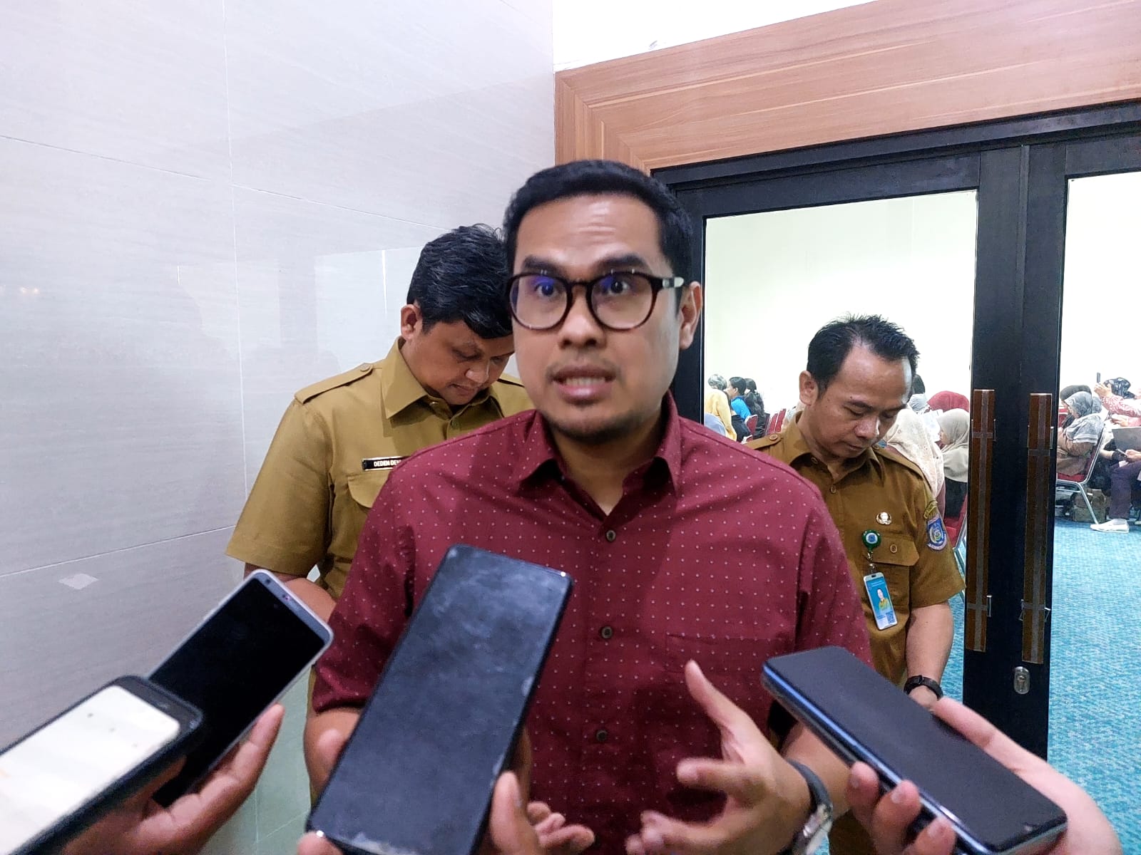 Indikator Bertambah, Angka Stunting Naik Jadi 10,5 Persen Wakil Wali Kota Tangsel, Pilar Saga Ichsan saat menyampaikan kenaikan angka stunting di Tangsel, Senin (30/6)