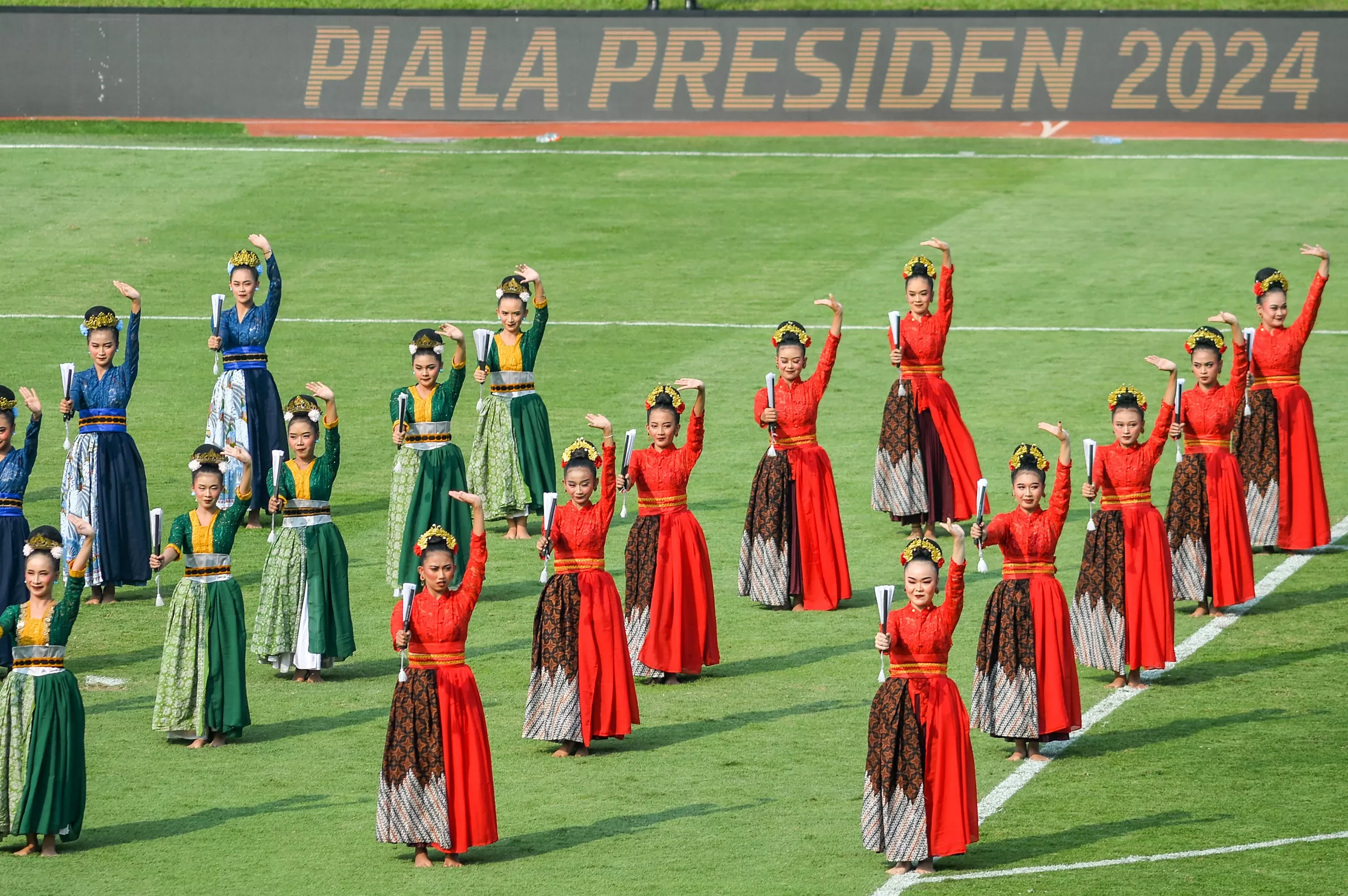 Ini Pemain All Stars Piala Presiden 2025 Pembukaan Piala Presiden 2024. Foto : Ist