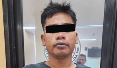 MM tersangka menjambret seorang pelajar di daerah Lap. Banteng, JakPus. Foto : Ist