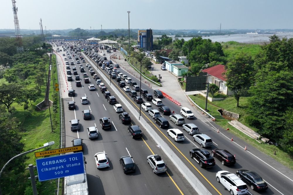 Jasa Marga Beri Diskon Tol 20 Persen Selama 10 Hari Untuk Trans Jawa dan Sumatera Ruas tol Jakarta-Cikampek. Foto : Ist