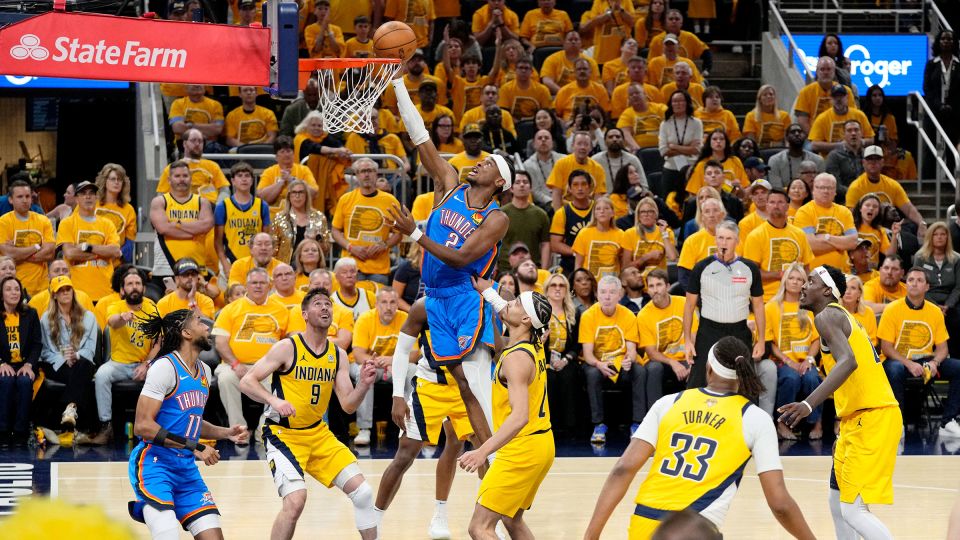 Oklahoma City Thunder Juara NBA 2024/2025 usai Kalahkan Indiana Pacers Laga Oklahoma City Thunder vs Indiana Pacers. Foto : Ist