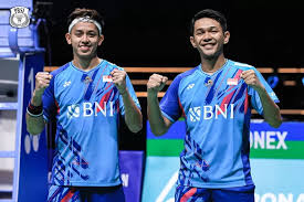 Pasangan Ganda Putra Indonesia Melaju Semifinal Indonesia Open 2025 Ganda putra Indonesia Fajar Alfian/M. Rian Ardianto . Foto : Ist
