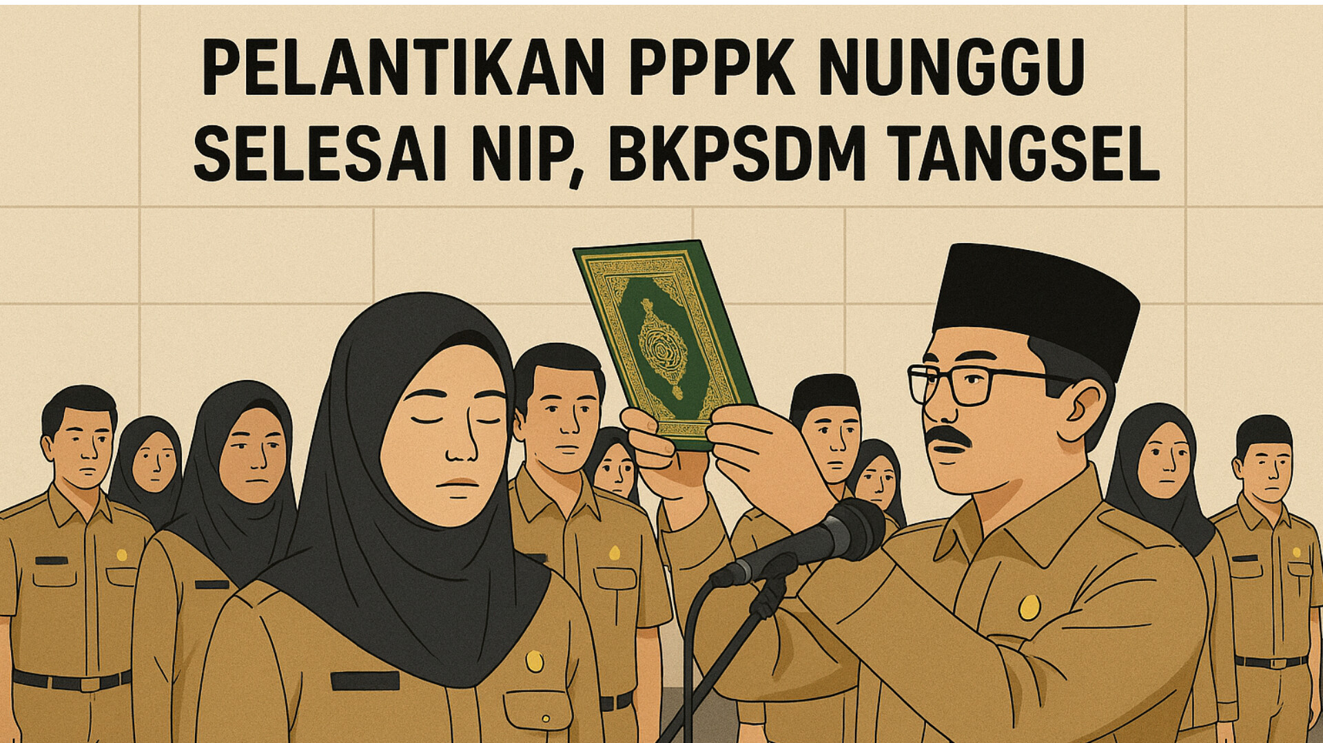 Pelantikan PPPK Nunggu Selesai Proses NIP Ilustrasi