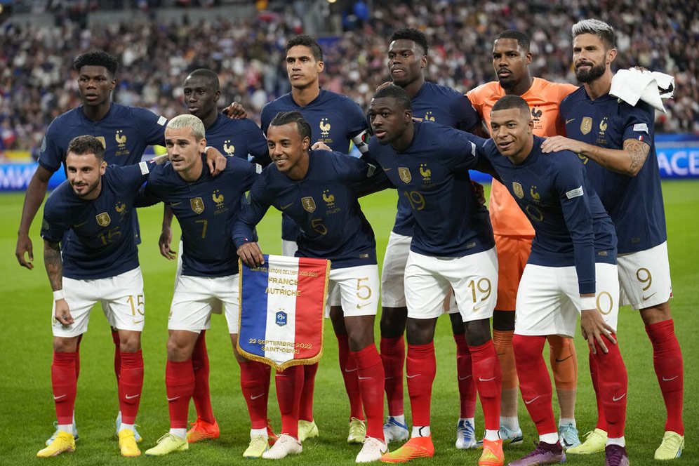 Skuad Prancis. Foto : Ist
