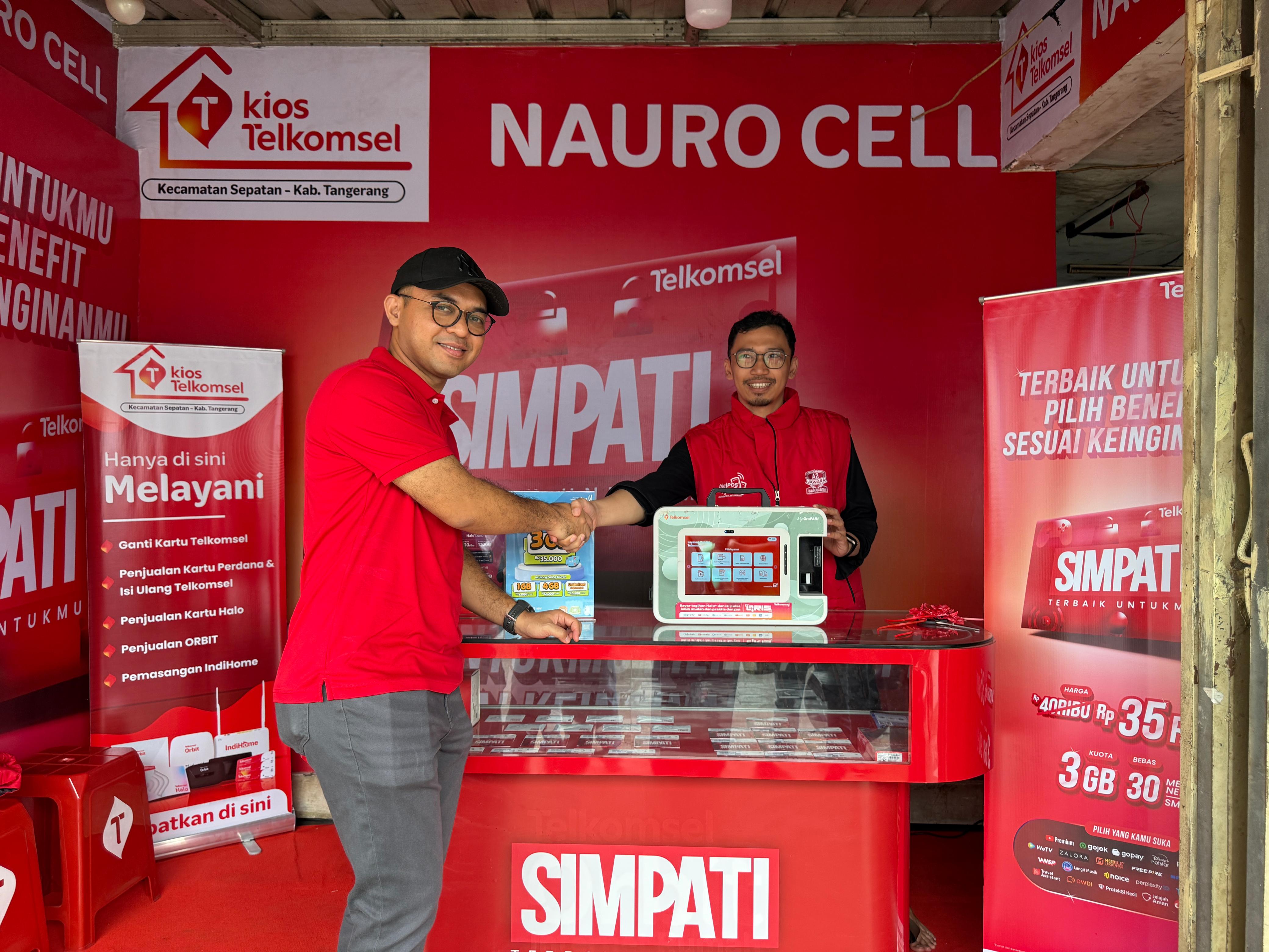 Telkomsel Luncurkan Kios Pertama di Wilayah Jabotabek Jabar Telkomsel terus memperkuat transformasi layanan digital yang lebih dekat dan relevan. (Ist)