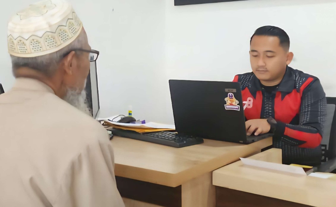 Upaya Lansia Selundupkan Barang Elektronik ke Lapas Pemuda Tangerang Foto : Ist
