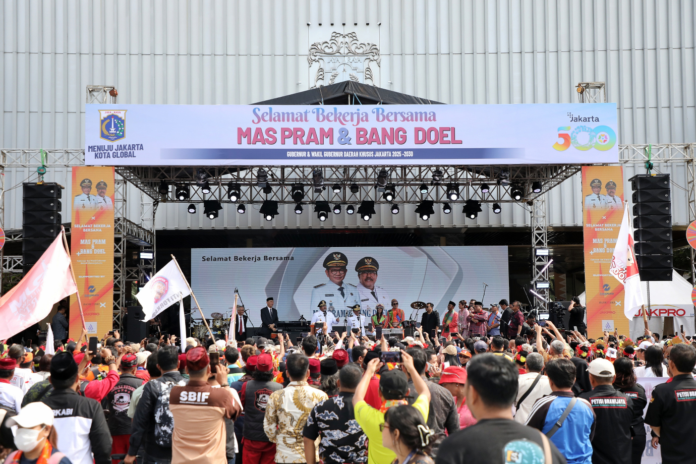 Warga Jakarta Puas Hasil Kerja Pram-Rano, Diharapkan Lebih Sering Turun Ke Bawah Foto : Ist