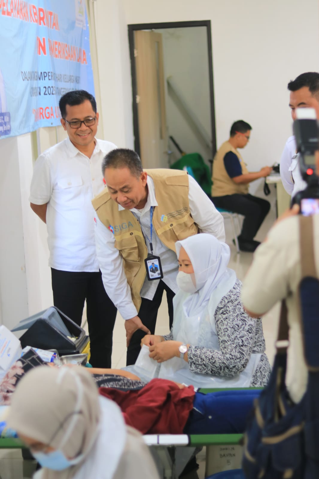 50 Akseptor Terima Layanan Gratis KB Metode IUD emarak peringatan HARGANAS ke-32 di Tangsel, Selasa (1/7)