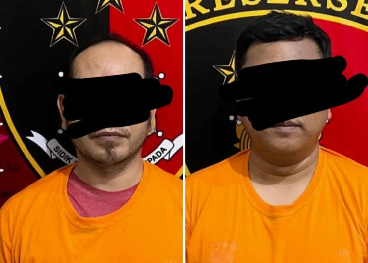 TP (kiri) dan RM (kanan) berhasil diringkus jajaran Polsek Cikupa Polresta Tangerang,  Foto : Ist