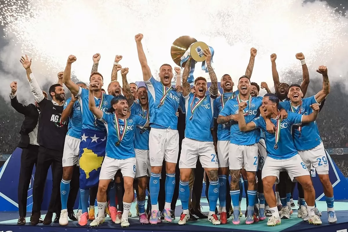 Bos AC Milan Jagokan Napoli Raih Scudetto Skuad Napoli. Foto : Ist