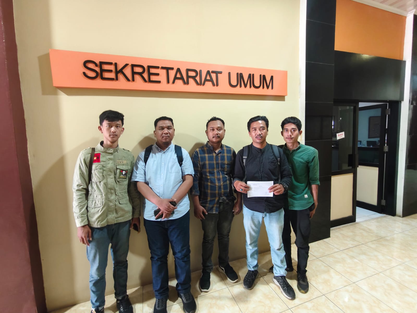 DPW JPMI Banten  melapokran CV. GSM ke Polda Banten atas dugaan pencemaran lingkungan.(Istimewa)