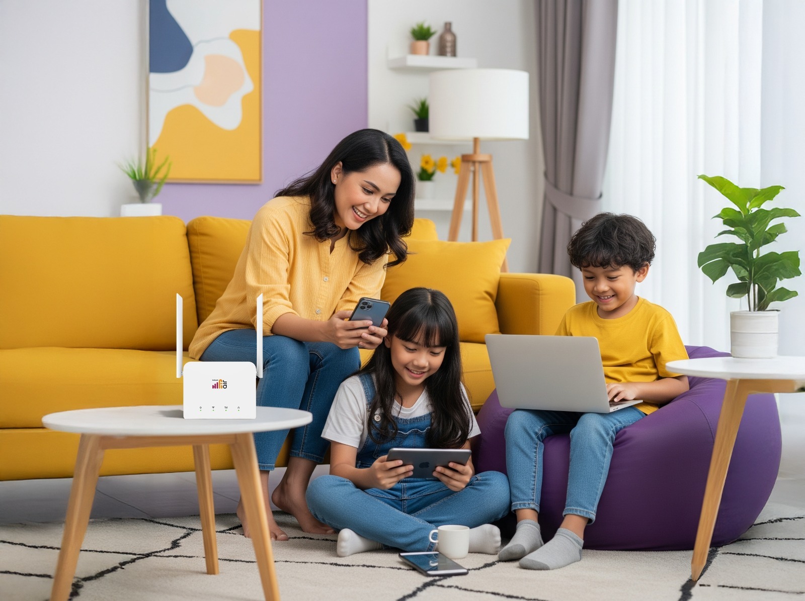 Indosat Luncurkan Perangkat Internet Rumah Tanpa Instalasi Teknisi Indosat Ooredoo Hutchison.(Istimewa)