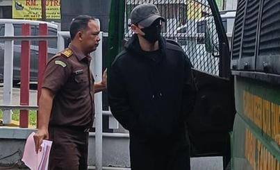 Aktor Jonathan Frizzy kini mendekan di  Lapas Pemuda Kelas II A Tangerang. Foto : Ist