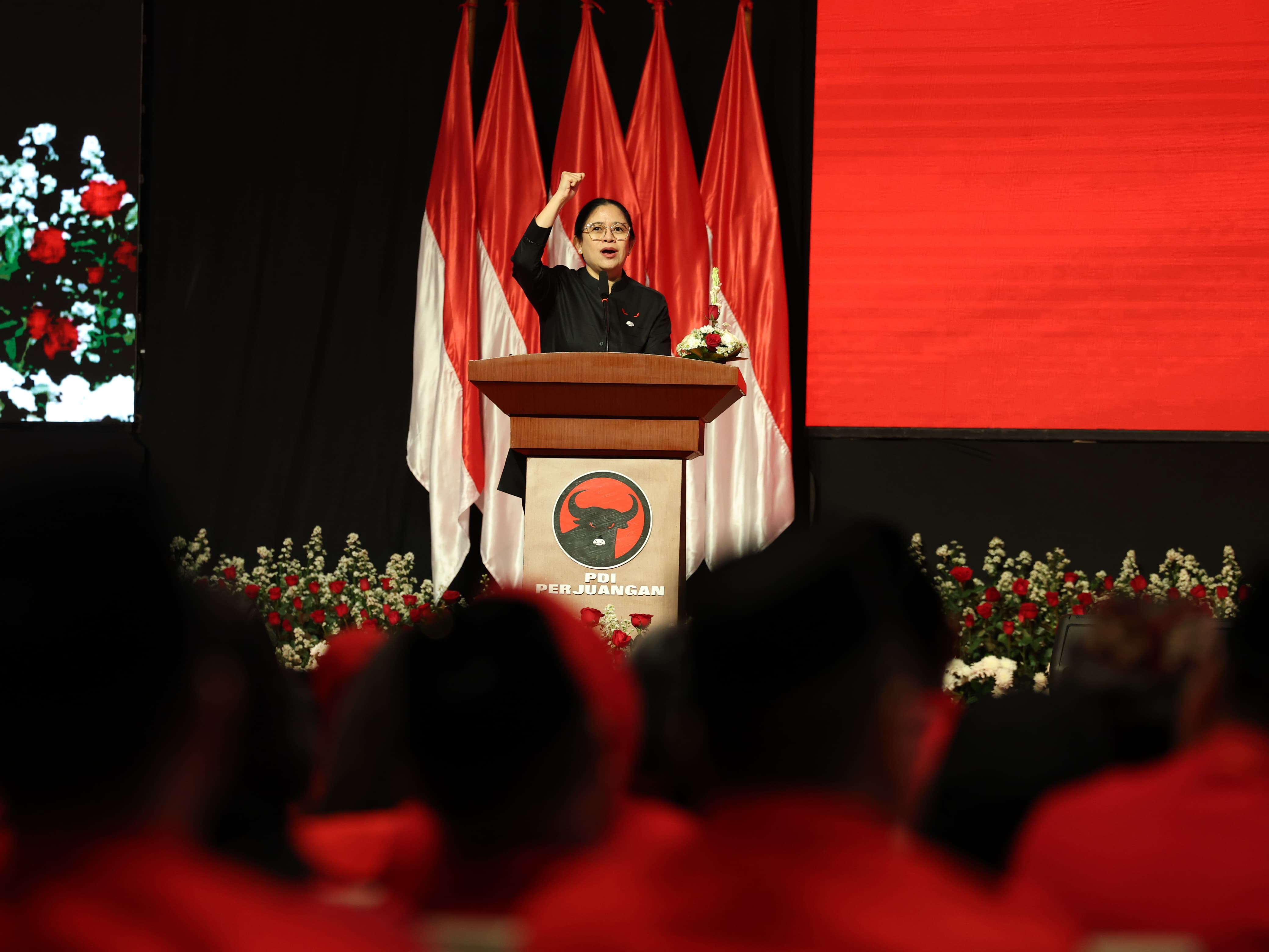 Kongres PDIP Nunggu Keputusan Resmi Ketum Megawati Ketua DPP PDIP Puan Maharani. Foto : Ist