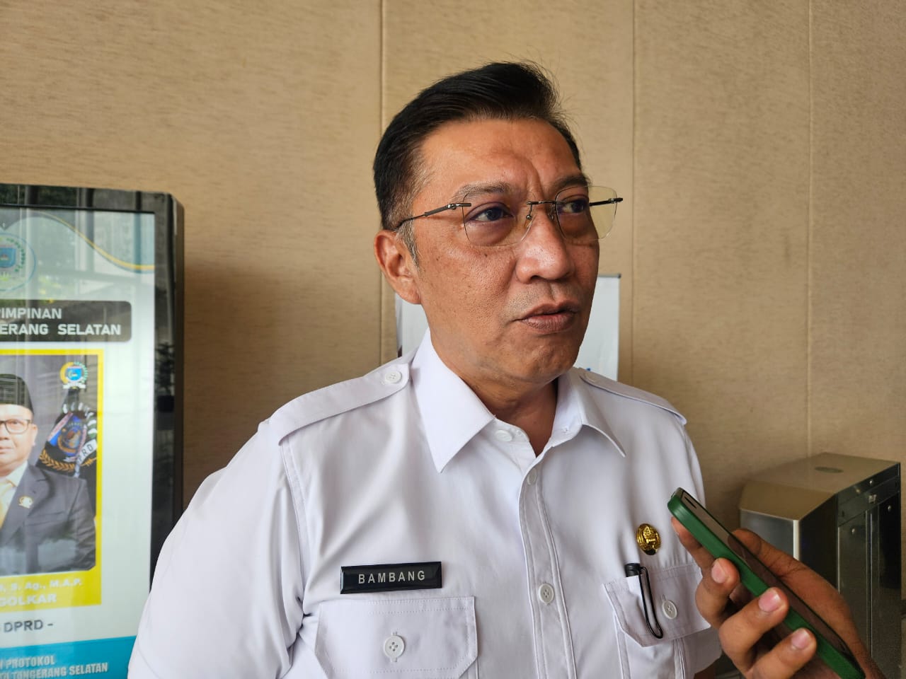 Lelang 3 Jabatan Direksi Perseroda PITS Sekretaris Daerah Kota Tangsel Bambang Noertjahjo