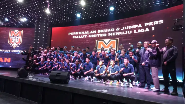 Malut United FC Berambisi Sabet Juara BRI Super League 2025/26 Skuad Malut United. Foto : Ist