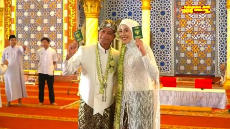 Megawati Hangestri Resmi Mengakhiri Masa Lajangnya Megawati Hangestri Pertiwi, resmi dipersunting Dio Novandra Wibawa. Foto : Ist