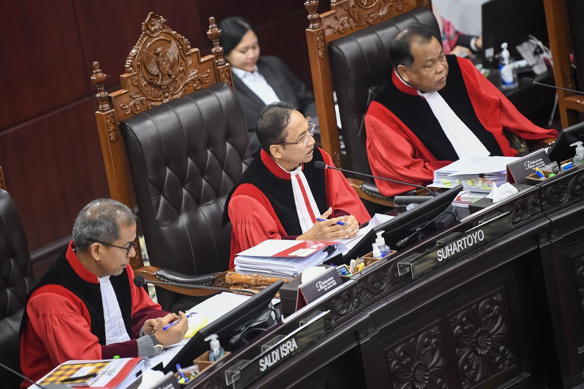MK: Pendidikan Capres Minimal SMA Dan Sederajat Suhartoyo Ketua MK. Foto : Ist
