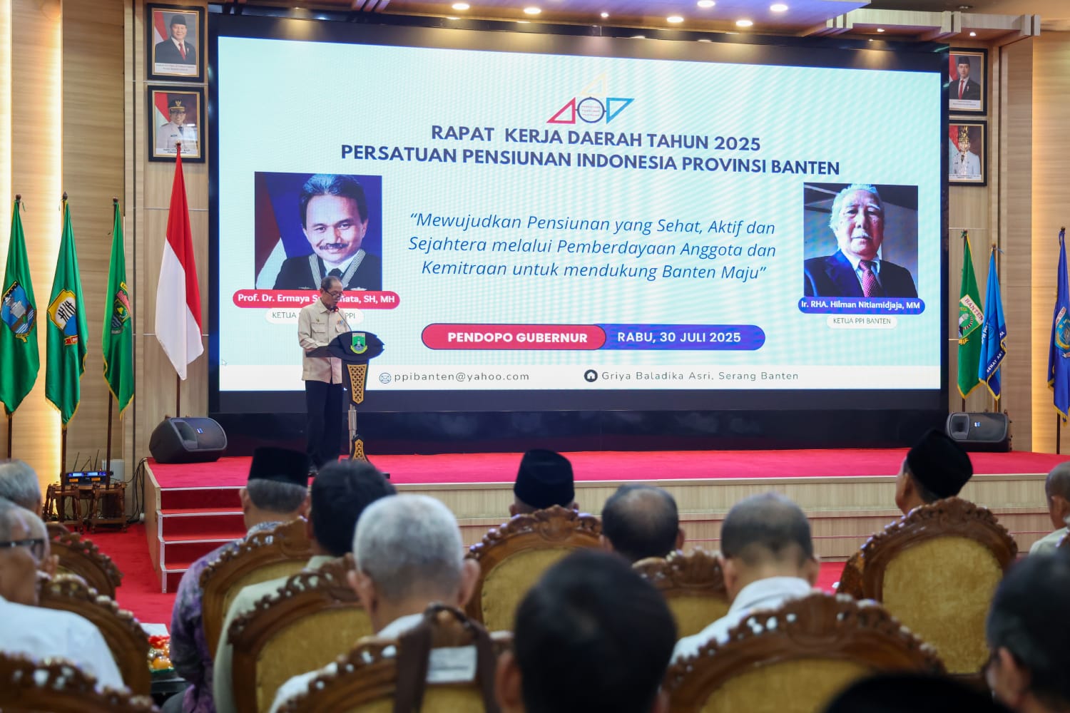 Pensiunan Menjadi Fase Tetap Aktif dan Produktif Foto : Humas Pemprov