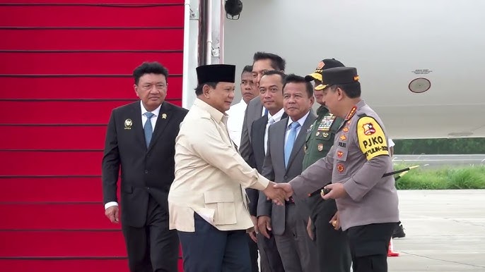 Presiden Prabowo Telah Kembali Ke Tanah Air Usai Lawatan Ke Empat Negara Foto : Ist