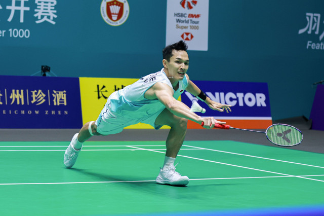 Pemain tunggal Jonatan Christie. Foto : Ist