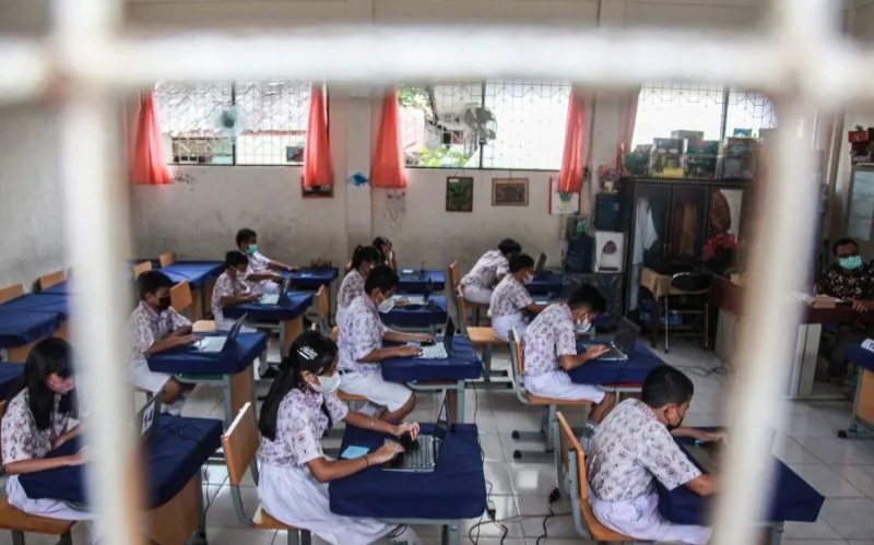 Suasana belajar di kelas. Foto : Ist