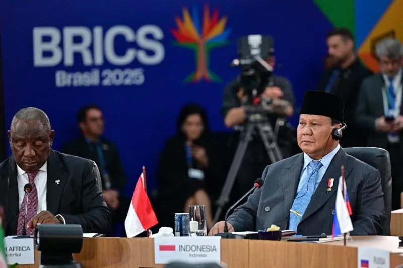 Presiden Prabowo di acara KTT BRICS di Brazil. Foto : Ist