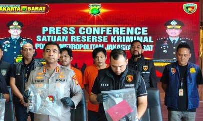 Waspada! Begini Cara Polisi Gadungan Curi Motor Sejoli di Jakbar Foto : Ist