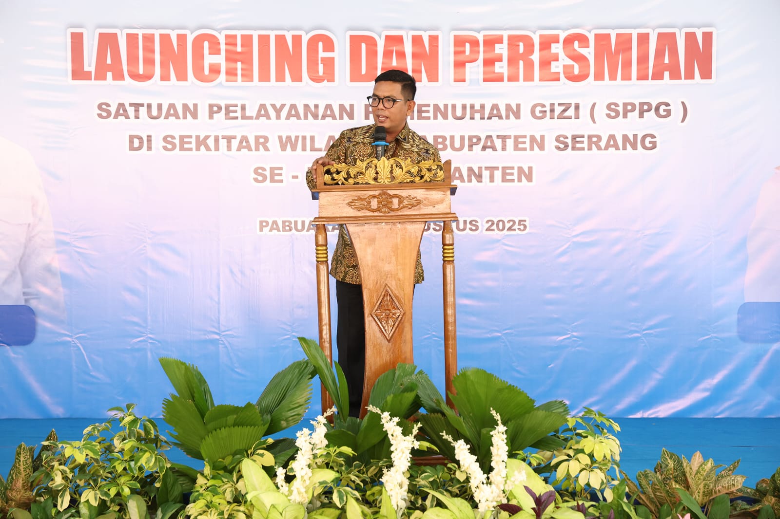 Andra Optimis Program MBG Jadi Kunci Menuju Indonesia Emas 2045 Gunernur Banten Andra Soni. Foto ; Humas Prov