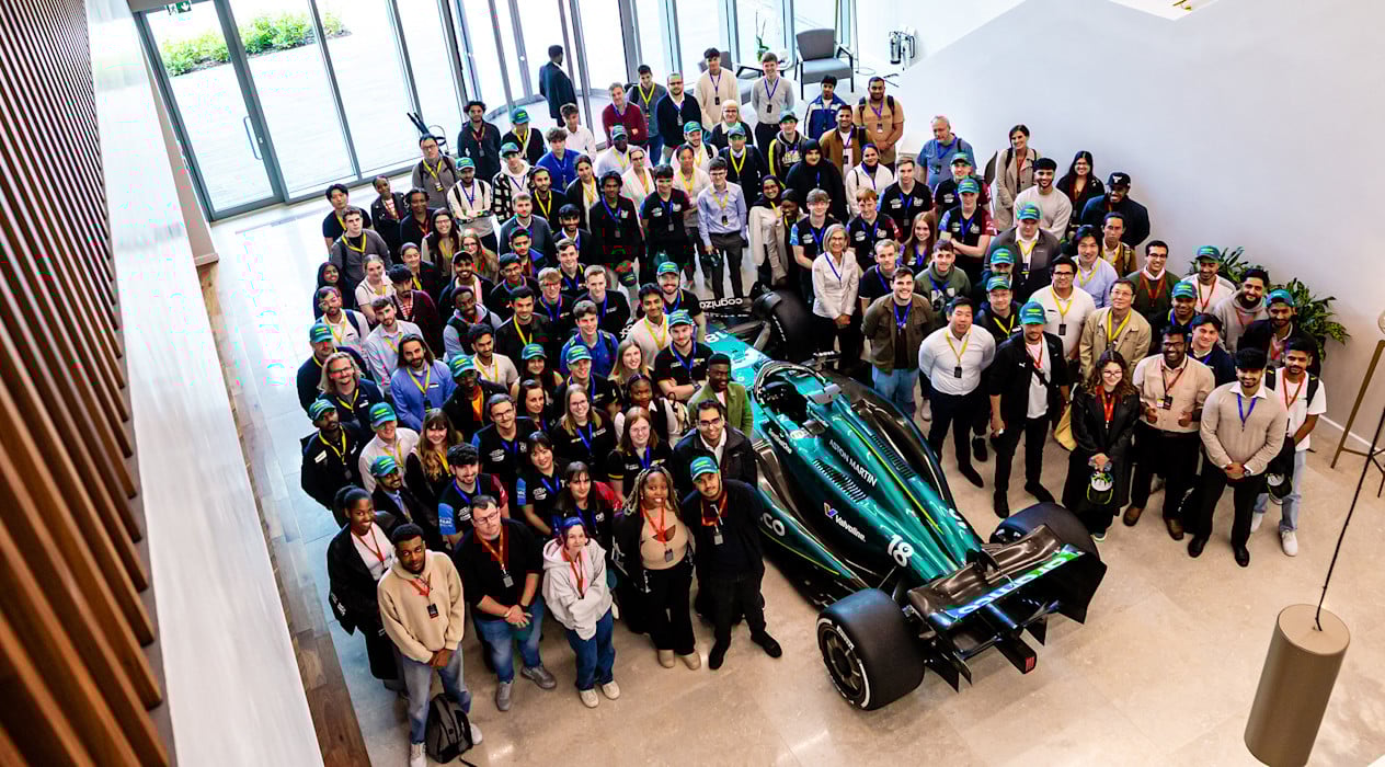Tim F1Aston Martin. Foto : Ist