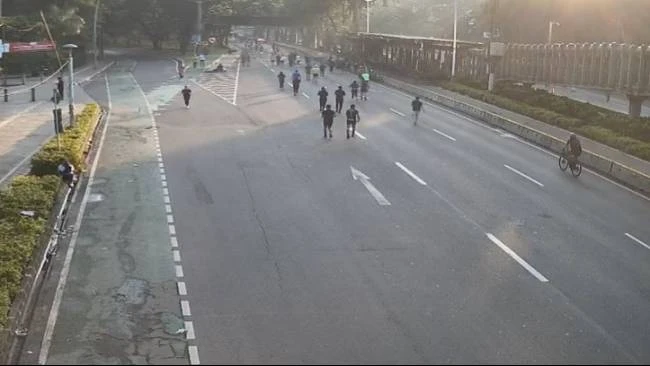 CFD Jakarta Tetap Jalan, Gubernur Pramono Cek Langsung Kondisinya Suasana CFD Jalan Thamrin Minggu 31/8. Foto : Ist