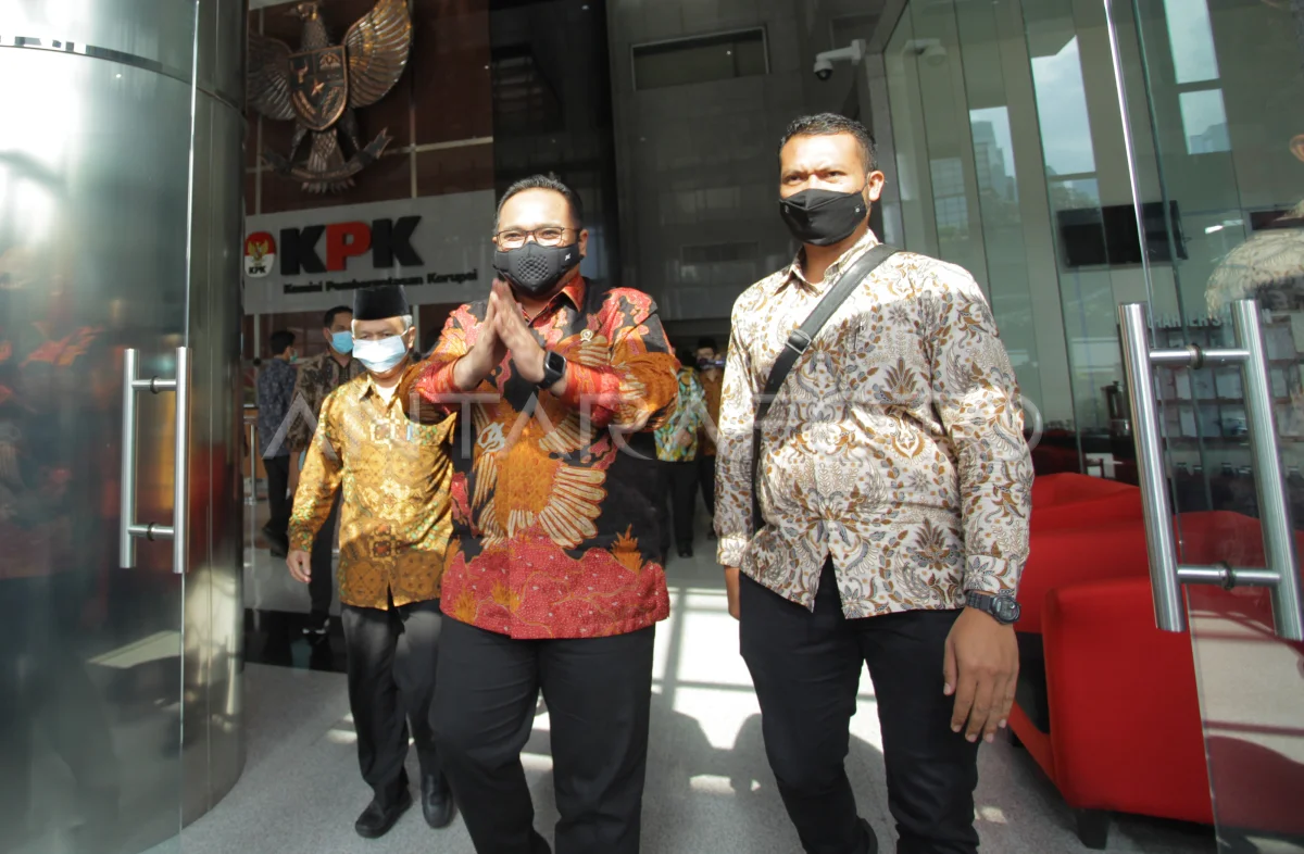 Eks Menag Gus Yaqut Datangi KPK Mantan Menag Gus Yaqut saat tiba di Gedung KPK. Foto : Ist