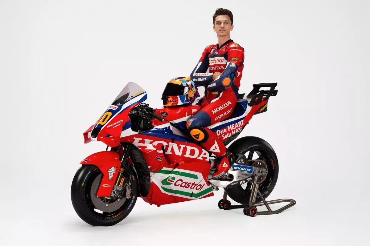 Finis di Urutan 4, Luca Marini Puas Kerja Kerasnya Terbayar Pembalap Tim Honda Luca Marini. Foto : Ist