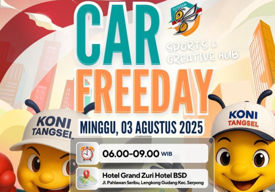Jangan Lewatkan Car Free Day di Serpong, Ada Penampilan dari Cabor Bela Diri Foto : Ist