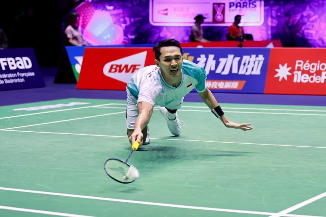 Jonatan Christie Melaju ke 16 Besar Kejuaraan Dunia Bulu Tangkis 2025 Atlet bulutangkis Indonesia Jonatan Christie. Foto : Ist