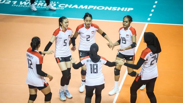 Kejuaraan Dunia Voli Putri U-21 FIVB 2025 Timnas bola voli Indonesia U-17. Foto : Ist