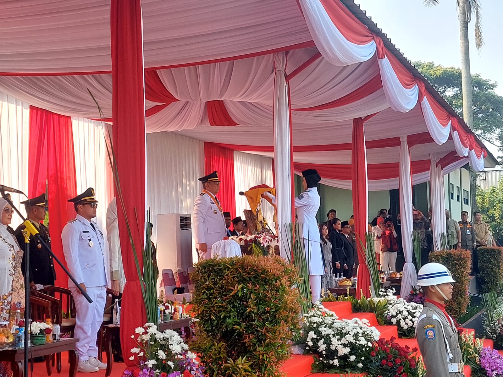 Khidmat di Tangsel, Wali Kota Benyamin: Kemerdekaan Jadi Energi Membangun Bangsa Foto : Ist