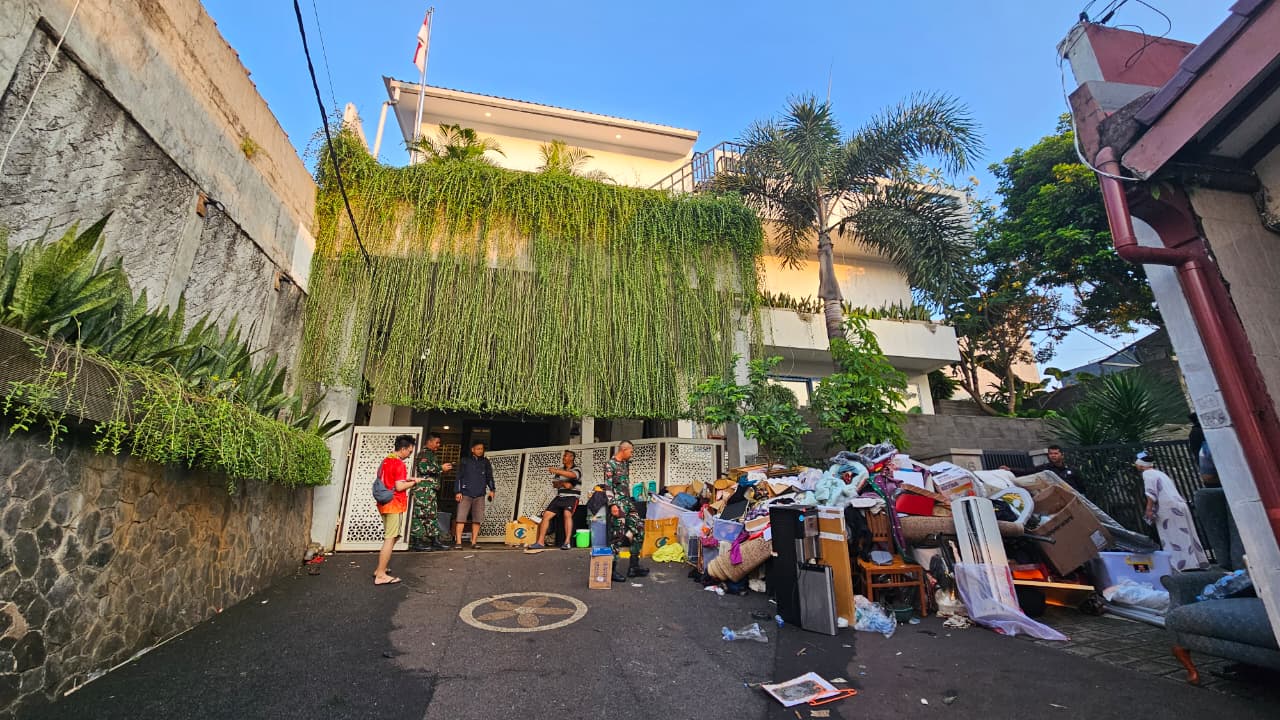 Kondisi Terkini Kediaman Sri Mulyani di Bintaro Pondok Aren Kondisi rumah Menteri Sri Mulyani. (Ist)