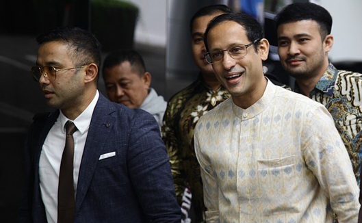 KPK Panggil Mantan Mendikbudristek Nadiem, Terkait Kasus Dugaan Korupsi Google Cloud Mantan Mendikbudristek Nadiem Makarim. Foto : Ist