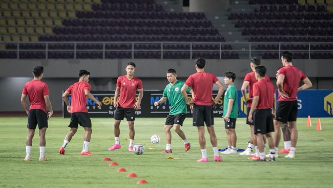 Sesi latihsn Timnas U-23. Foto : Ist